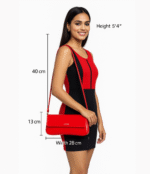 Scarlet Luxe Vegan Leather Handbag for Women - Image 3