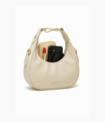 Luna Hobo – Minimalist Vegan Leather Shoulder Bag for Women - Image 4